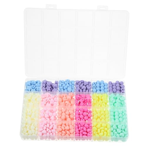 EPIGEIST 1 Schachtel Teiliges DIY Acrylperlen für Bunte Kleine Perlen in Stern Herzform Leichte Spacer Perlen Auffädeln für Schmuckherstellung Armbänder und Bastelprojekte EPIGEIST 1 Schachtel Teiliges DIY Acrylperlen für Bunte Kleine Perlen in Stern Herzform Leichte Spacer Perlen Auffädeln für Schmuckherstellung Armbänder und Bastelprojekte von EPIGEIST