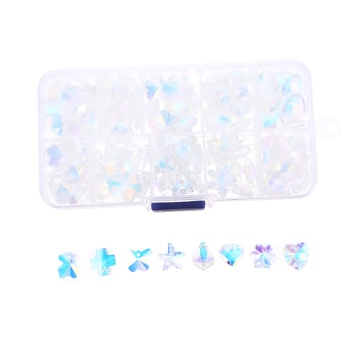 EPIGEIST 1 Schachtel Teiliges Rainbow Ab Kristall Glas Anhänger für Schmuckherstellung Facettierte Charms für Halskette Armband und Ohrringe Bunte DIY Perlen für Individuelles EPIGEIST 1 Schachtel Teiliges Rainbow Ab Kristall Glas Anhänger für Schmuckherstellung Facettierte Charms für Halskette Armband und Ohrringe Bunte DIY Perlen für Individuelles von EPIGEIST