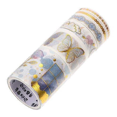 EPIGEIST 1 Schachtel Washi-Tape-Aufkleber DIY Sammelalbum Klebeband für Scrapbooking selbstgemachter Aufkleber Materialaufkleber selber machen DIY Klebeband Flüsterpapier von EPIGEIST