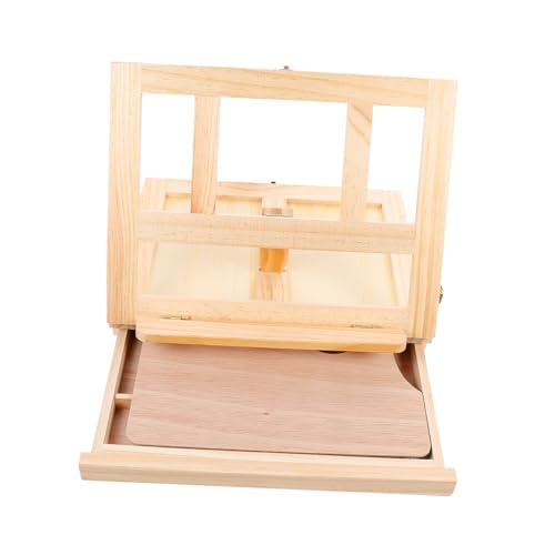 EPIGEIST 1 Stück Holz Staffelei mit Schublade Faltbare Staffelei für Malerei und Präsentation und Leicht für Bilder Gerahmte Fotos und Kunstwerke Naturbelassenes Holz EPIGEIST 1 Stück Holz Staffelei mit Schublade Faltbare Staffelei für Malerei und Präsentation und Leicht für Bilder Gerahmte Fotos und Kunstwerke Naturbelassenes Holz von EPIGEIST
