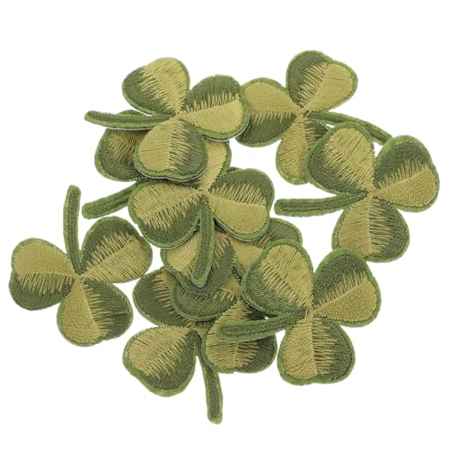 EPIGEIST 10 Stück Aufnäher Mit Grüner Blattstickerei Patch Blumen- Kleeblatt Dekorativ Klein Kleidung Glücklich St. Sticken Stoff Blatt Bestickter Aufnäher Blumenapplikation Rayon Green EPIGEIST 10 Stück Aufnäher Mit Grüner Blattstickerei Patch Blumen- Kleeblatt Dekorativ Klein Kleidung Glücklich St. Sticken Stoff Blatt Bestickter Aufnäher Blumenapplikation Rayon Green von EPIGEIST