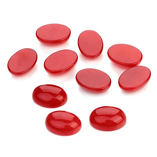EPIGEIST 10 Stück Ovaler Roter Cabochon für Schmuckherstellung Diy Zubehör für Ohrringe Manschettenknöpfe und Kreative Bastelprojekte EPIGEIST 10 Stück Ovaler Roter Cabochon für Schmuckherstellung Diy Zubehör für Ohrringe Manschettenknöpfe und Kreative Bastelprojekte von EPIGEIST