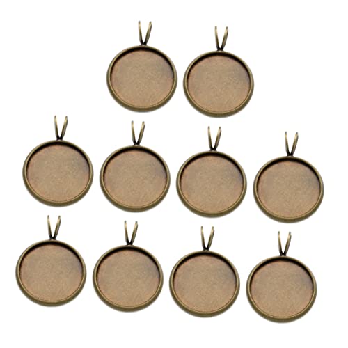 EPIGEIST 10 Stück Retro -Anhänger farbig Anhänger Tablett Lünette Herstellung runden Schmucktablett Tablett-Anhänger Lünette Anhänger Tablett Anhänger mit Kupferbeschichtung runde Tabletts EPIGEIST 10 Stück Retro -Anhänger farbig Anhänger Tablett Lünette Herstellung runden Schmucktablett Tablett-Anhänger Lünette Anhänger Tablett Anhänger mit Kupferbeschichtung runde Tabletts von EPIGEIST