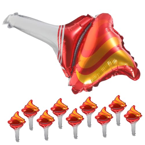 EPIGEIST 10 Stück Teiliges Aluminiumfolie Ballons in Fackelform Sportliches Partydekor Luftdichte Geburtstags Hochzeitsdeko für Sportliche Events und Festliche Anlässe EPIGEIST 10 Stück Teiliges Aluminiumfolie Ballons in Fackelform Sportliches Partydekor Luftdichte Geburtstags Hochzeitsdeko für Sportliche Events und Festliche Anlässe von EPIGEIST