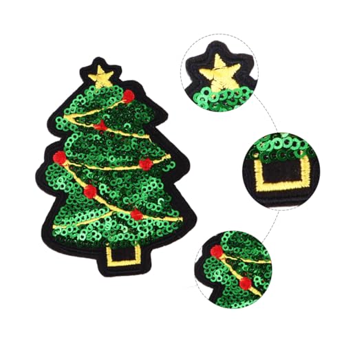 EPIGEIST 10 Stück Teiliges Bestickte Weihnachtsbaum Pailletten Aufnäher zum Aufnähen Grüne Festliche Stoffapplikationen für Kleidung Jeans Hüte Pullover DIY Weihnachtsdeko Zubehör EPIGEIST 10 Stück Teiliges Bestickte Weihnachtsbaum Pailletten Aufnäher zum Aufnähen Grüne Festliche Stoffapplikationen für Kleidung Jeans Hüte Pullover DIY Weihnachtsdeko Zubehör von EPIGEIST