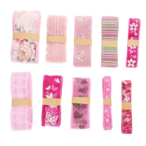 EPIGEIST 10 Stück Teiliges Blumiges Geschenkband Cuttable Bastelband aus Polyester Waschbar Farbintensiv für DIY Schleifen Geschenkverpackung Party Festdeko EPIGEIST 10 Stück Teiliges Blumiges Geschenkband Cuttable Bastelband aus Polyester Waschbar Farbintensiv für DIY Schleifen Geschenkverpackung Party Festdeko von EPIGEIST