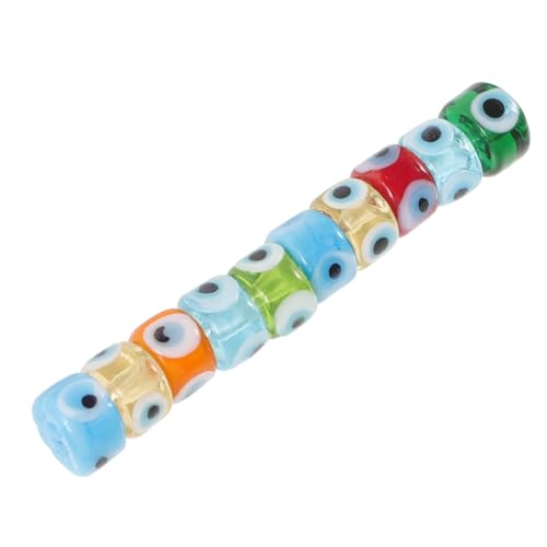 EPIGEIST 10 Stück Teiliges Böser Augen Glasperlen Flach Rund Bunte DIY Schmuckperlen für Armbänder Halsketten Basteln Kreative Handwerkszubehör EPIGEIST 10 Stück Teiliges Böser Augen Glasperlen Flach Rund Bunte DIY Schmuckperlen für Armbänder Halsketten Basteln Kreative Handwerkszubehör von EPIGEIST