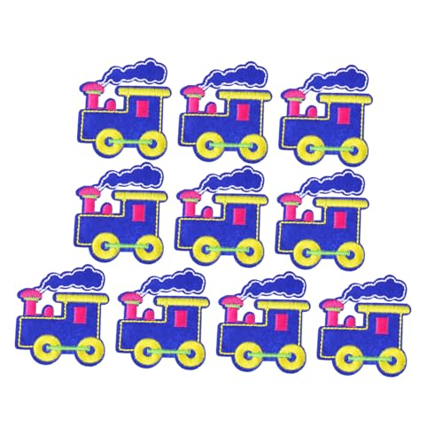 EPIGEIST 10 Stück Teiliges Cartoon Verkehrsmotive Aufnäher zum Aufbügeln und Nähen Strapazierfähige Patches für Jeans Jacken Taschen DIY Kleidung Verzierung von EPIGEIST