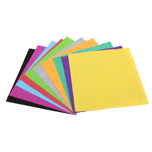 EPIGEIST 10 Stück Teiliges EVA Schaumpapier Dicke Bunte Handgemachte Bastelblätter Scrapbooking DIY Flexible Schaumstoffplatten für Kunst Dekoration Karten und Handwerk von EPIGEIST