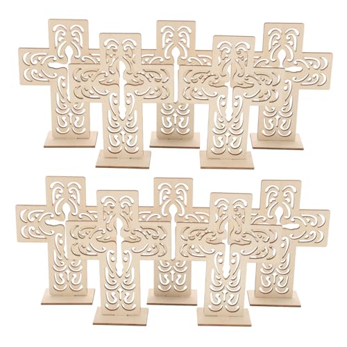 EPIGEIST 10 Stück Teiliges Holz Kreuz Kompakt Handgefertigt Dekorativ Tischdekoration Wohn Bürogestaltung Bastelornament Holzkreuze für DIY Projekte EPIGEIST 10 Stück Teiliges Holz Kreuz Kompakt Handgefertigt Dekorativ Tischdekoration Wohn Bürogestaltung Bastelornament Holzkreuze für DIY Projekte von EPIGEIST