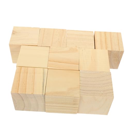 EPIGEIST 10 Stück Teiliges Holzklötze Naturbelassene Präzise Geschnittene Birkenholz Würfel für DIY Bastelprojekte Glatte Oberfläche ohne Splitter für Malen Schreiben und Dekoration EPIGEIST 10 Stück Teiliges Holzklötze Naturbelassene Präzise Geschnittene Birkenholz Würfel für DIY Bastelprojekte Glatte Oberfläche ohne Splitter für Malen Schreiben und Dekoration von EPIGEIST