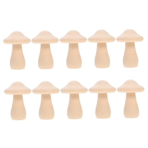 EPIGEIST 10 Stück Teiliges Holzpilz deko zum Bemalen Leichte DIY Gartenornamente aus Natürlichem Holz Blanke Oberfläche für Kreative Gestaltung Sicher und Langlebig für Tisch Heimdeko EPIGEIST 10 Stück Teiliges Holzpilz deko zum Bemalen Leichte DIY Gartenornamente aus Natürlichem Holz Blanke Oberfläche für Kreative Gestaltung Sicher und Langlebig für Tisch Heimdeko von EPIGEIST