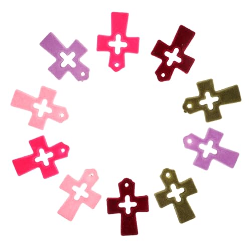 EPIGEIST 10 Stück Teiliges Kleine Flockige Kreuzperlen für Schmuckherstellung Vielseitige DIY Anhänger für Ohrringe Armbänder Halsketten Bunte Farbauswahl Rosa Rot Lila Grün EPIGEIST 10 Stück Teiliges Kleine Flockige Kreuzperlen für Schmuckherstellung Vielseitige DIY Anhänger für Ohrringe Armbänder Halsketten Bunte Farbauswahl Rosa Rot Lila Grün von EPIGEIST
