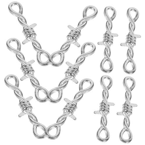 EPIGEIST 10 Stück Teiliges Metall Schmuckverschluss für DIY Armband Kettenverbinder Langlebig Hautfreundlich Verarbeitung Vielseitig Einsetzbar für Schmuckgestaltung EPIGEIST 10 Stück Teiliges Metall Schmuckverschluss für DIY Armband Kettenverbinder Langlebig Hautfreundlich Verarbeitung Vielseitig Einsetzbar für Schmuckgestaltung von EPIGEIST