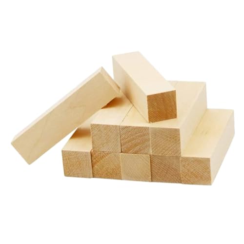 EPIGEIST 10 Stück Teiliges Naturbelassener Unbehandelter Holzblöcke aus Kiefernholz Glatte Oberfläche Sicher und Vielseitig zum Schnitzen Basteln und DIY Holzarbeiten Geeignet EPIGEIST 10 Stück Teiliges Naturbelassener Unbehandelter Holzblöcke aus Kiefernholz Glatte Oberfläche Sicher und Vielseitig zum Schnitzen Basteln und DIY Holzarbeiten Geeignet von EPIGEIST