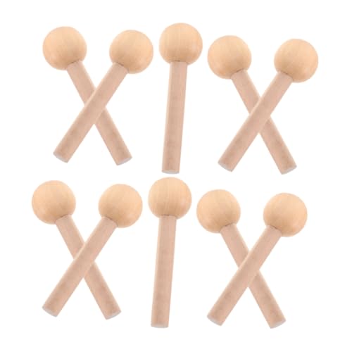 EPIGEIST 10 Stück Teiliges Pegboard Haken Massivem Buchenholz Glatte Oberfläche Stabile Shaker Pegs für Boho Raumdekor und Vielseitiges Aufhängen an Lochwänden Diy Holzstäbe von EPIGEIST