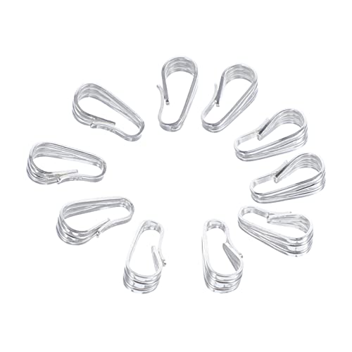 EPIGEIST 10 Stück Teiliges Pendant Connector Schmuckverschluss aus Silber Langlebige Link Buckles für Halsketten Armbänder und DIY Schmuckherstellung Vielseitig für Anhängerschlaufen und EPIGEIST 10 Stück Teiliges Pendant Connector Schmuckverschluss aus Silber Langlebige Link Buckles für Halsketten Armbänder und DIY Schmuckherstellung Vielseitig für Anhängerschlaufen und von EPIGEIST