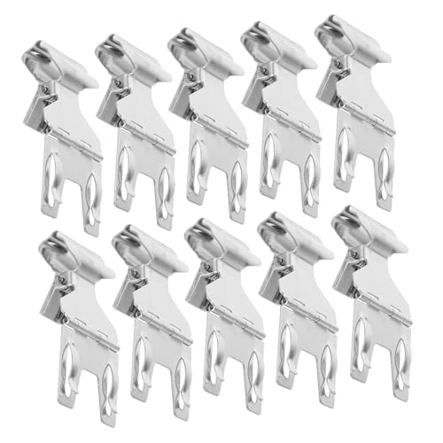 EPIGEIST 10 Stück Teiliges Preisschildhalter aus Edelstahl Langlebige Etikettenhalter Clips für Regale Benutzerfreundliche Klemme zur Einfachen Befestigung und Schnellen Anpassung von EPIGEIST 10 Stück Teiliges Preisschildhalter aus Edelstahl Langlebige Etikettenhalter Clips für Regale Benutzerfreundliche Klemme zur Einfachen Befestigung und Schnellen Anpassung von von EPIGEIST
