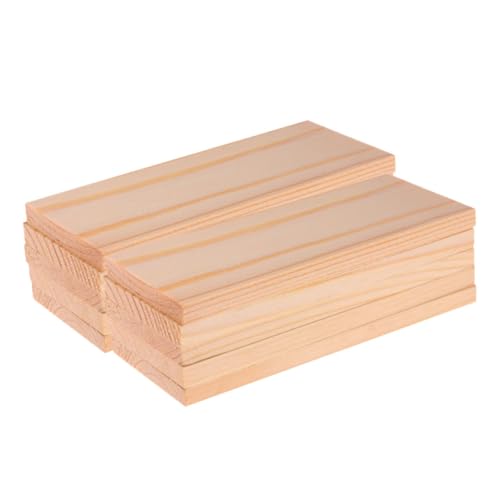 EPIGEIST 10 Stück Teiliges Rechteckige Holzplatten Unbehandeltem Kiefernholz für DIY Bastelprojekte Schulprojekte Modellbau und Kreative Handwerksarbeiten EPIGEIST 10 Stück Teiliges Rechteckige Holzplatten Unbehandeltem Kiefernholz für DIY Bastelprojekte Schulprojekte Modellbau und Kreative Handwerksarbeiten von EPIGEIST