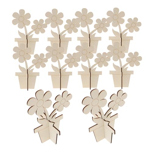 EPIGEIST 10 Stück Teiliges Unbemalte Holzblumen Deko Holzdeko Basteln mit Glatter Oberfläche zum Bemalen und Gestalten Robuste DIY Holzornamente für Frühling Hochzeit Geburtstag Kreative EPIGEIST 10 Stück Teiliges Unbemalte Holzblumen Deko Holzdeko Basteln mit Glatter Oberfläche zum Bemalen und Gestalten Robuste DIY Holzornamente für Frühling Hochzeit Geburtstag Kreative von EPIGEIST