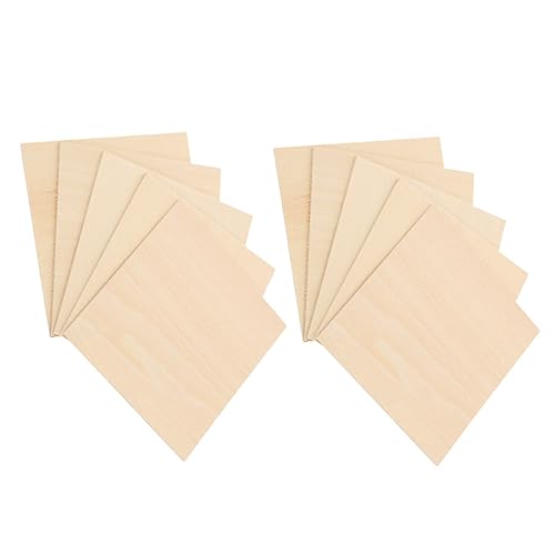 EPIGEIST 10 Stück Teiliges Unbemalte Holzplatten Glatte Holzplanken ohne Splitter für Basteln DIY Holzplatten für Modellbau Holzschnitzerei Dekoration und Malerei Naturfarben EPIGEIST 10 Stück Teiliges Unbemalte Holzplatten Glatte Holzplanken ohne Splitter für Basteln DIY Holzplatten für Modellbau Holzschnitzerei Dekoration und Malerei Naturfarben von EPIGEIST