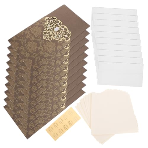 EPIGEIST 10 Stück Umschlag hohle Einladung hohle Hochzeitskarte romantische hochzeitseinladungen Einladungskarten zur Hochzeit Hallo Einladungskarten Spezialpapier Golden Zufällige Farbe EPIGEIST 10 Stück Umschlag hohle Einladung hohle Hochzeitskarte romantische hochzeitseinladungen Einladungskarten zur Hochzeit Hallo Einladungskarten Spezialpapier Golden Zufällige Farbe von EPIGEIST
