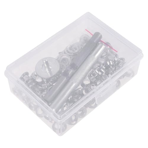 EPIGEIST 100 Satz Air Eye -werkzeugset Grommet Punch-kit Werkzeugkasten Tromet -werkzeug Bausatz Handwerk Ösen-werkzeugsatz Tüllen-werkzeugsatz Tasten Ösenlocher-kit Ösenknopf Silber EPIGEIST 100 Satz Air Eye -werkzeugset Grommet Punch-kit Werkzeugkasten Tromet -werkzeug Bausatz Handwerk Ösen-werkzeugsatz Tüllen-werkzeugsatz Tasten Ösenlocher-kit Ösenknopf Silber von EPIGEIST