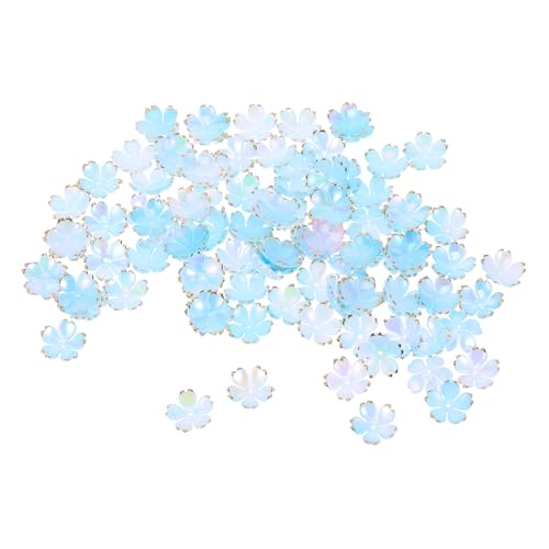 EPIGEIST 100 Stück Acryl Kirschblütenperlen mit Goldfolie Mini Blüten Spacer Beads für Diy Schmuckherstellung Armbänder Halsketten Ohrringe EPIGEIST 100 Stück Acryl Kirschblütenperlen mit Goldfolie Mini Blüten Spacer Beads für Diy Schmuckherstellung Armbänder Halsketten Ohrringe von EPIGEIST