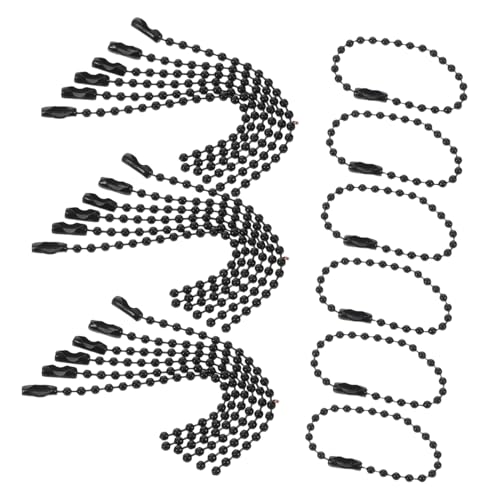 EPIGEIST 100 Stück Bead Chain Ketten Robustem Eisen Verstellbar für Schmuckherstellung und Bastelprojekte Dekorative Wellenperlenkette zum Aufhängen von Anhängern und Schlüsselanhängern EPIGEIST 100 Stück Bead Chain Ketten Robustem Eisen Verstellbar für Schmuckherstellung und Bastelprojekte Dekorative Wellenperlenkette zum Aufhängen von Anhängern und Schlüsselanhängern von EPIGEIST