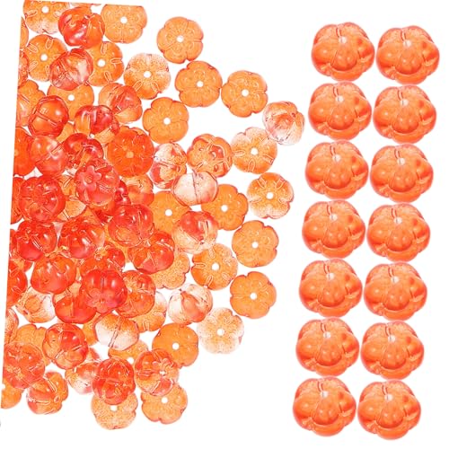 EPIGEIST 100 Stück DIY Glasperlen Goldgelbe Pumpkin Spacer Beads für Armband Halskette Basteln Schmuckzubehör Thanksgiving Herbst Dekoration EPIGEIST 100 Stück DIY Glasperlen Goldgelbe Pumpkin Spacer Beads für Armband Halskette Basteln Schmuckzubehör Thanksgiving Herbst Dekoration von EPIGEIST