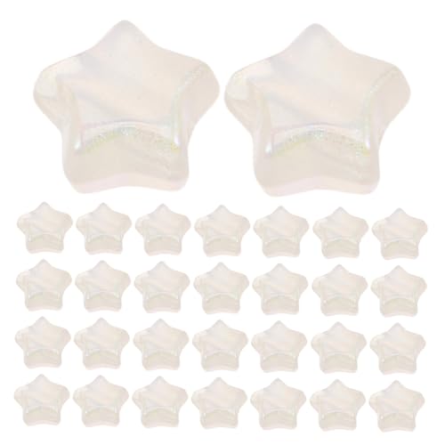 EPIGEIST 100 Stück Frostige Kunststoff Sternförmige Spacer Perlen für Schmuckherstellung Langlebige DIY Sternperlen für Halsketten Armbänder Schlüsselanhänger Verblassungsbeständig und EPIGEIST 100 Stück Frostige Kunststoff Sternförmige Spacer Perlen für Schmuckherstellung Langlebige DIY Sternperlen für Halsketten Armbänder Schlüsselanhänger Verblassungsbeständig und von EPIGEIST