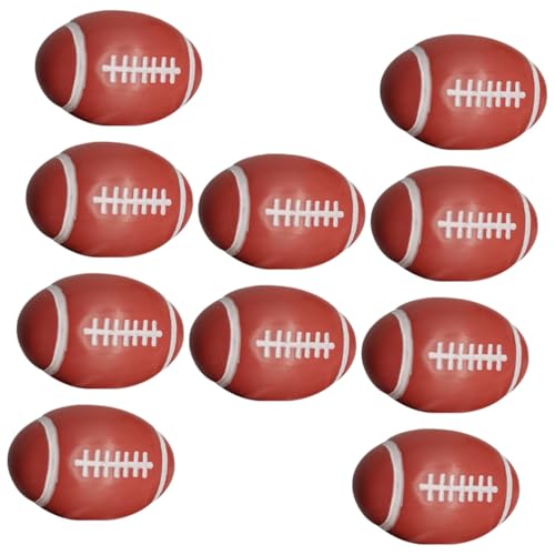 EPIGEIST 100 Stück Fußball-piercing-perlen Reiz Sport Spiel Geformt Rugby Party Fußballperlen Für Halskette Fußball-perlen-anhänger Fußball Schmuck Groß Armband Diy Perlen Acryl von EPIGEIST
