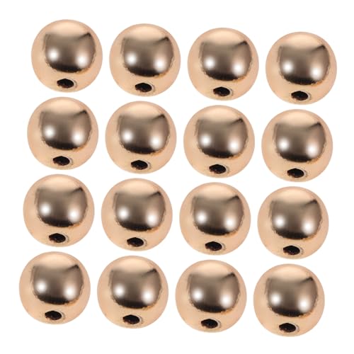 EPIGEIST 100 Stück Goldene Runde Spacer Perlen Glatte Metall Abstandsperlen Lose für DIY Armband Halskette Schmuckherstellung Zubehör Basteln EPIGEIST 100 Stück Goldene Runde Spacer Perlen Glatte Metall Abstandsperlen Lose für DIY Armband Halskette Schmuckherstellung Zubehör Basteln von EPIGEIST