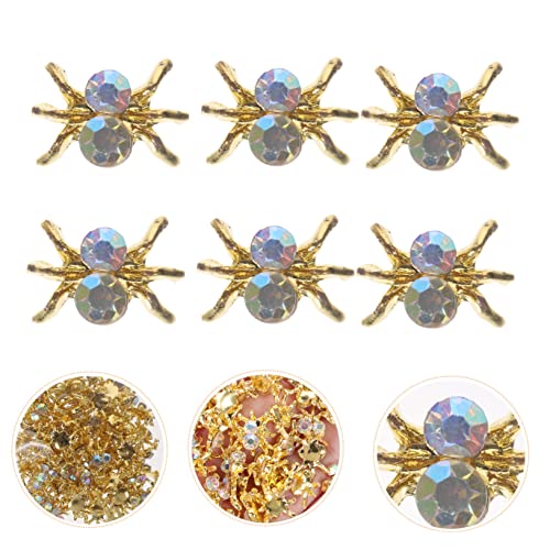 EPIGEIST 100 Stück Halloween Spider Nail Art Charms Metall Nageldekorationen für Frauen DIY Maniküre Nagelverzierungen Spider Design für Natürliche und Künstliche Nägel Geeignet EPIGEIST 100 Stück Halloween Spider Nail Art Charms Metall Nageldekorationen für Frauen DIY Maniküre Nagelverzierungen Spider Design für Natürliche und Künstliche Nägel Geeignet von EPIGEIST