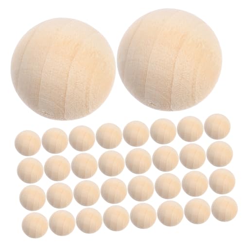 EPIGEIST 100 Stück Naturfarbene Holzperlen Ohne Loch Unbehandelte Runde Holzkugeln Für DIY Schmuck Bastelprojekte Und Dekoration EPIGEIST 100 Stück Naturfarbene Holzperlen Ohne Loch Unbehandelte Runde Holzkugeln Für DIY Schmuck Bastelprojekte Und Dekoration von EPIGEIST
