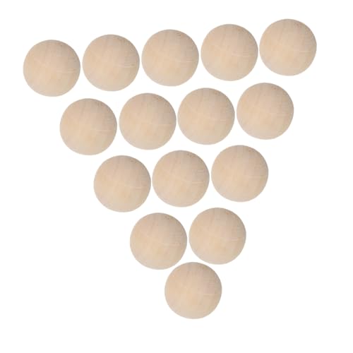 EPIGEIST 100 Stück Naturholz Kugeln Unbehandelte Holzperlen für Makramee Schmuck DIY Bastelprojekte Dekorationen Solide Runde Holzperlen EPIGEIST 100 Stück Naturholz Kugeln Unbehandelte Holzperlen für Makramee Schmuck DIY Bastelprojekte Dekorationen Solide Runde Holzperlen von EPIGEIST