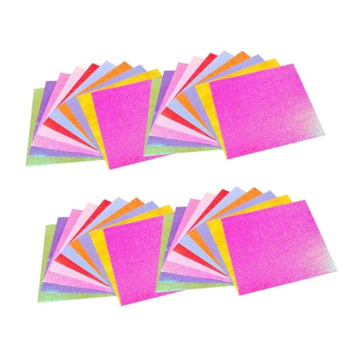 EPIGEIST 100 Stück Origami Papier Glitzer Bastelpapier für Diy Kunsthandwerk für Sicher und Geruchsneutral für Kreative Projekte EPIGEIST 100 Stück Origami Papier Glitzer Bastelpapier für Diy Kunsthandwerk für Sicher und Geruchsneutral für Kreative Projekte von EPIGEIST