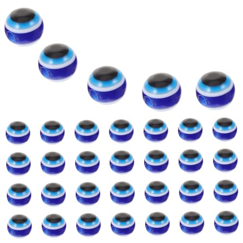 EPIGEIST 100 Stück Resin Augenperlen Bastelperlen Schmuckherstellung DIY Spacer Perlen für Armbänder Halsketten Ohrringe Basteln Zubehör in Blau EPIGEIST 100 Stück Resin Augenperlen Bastelperlen Schmuckherstellung DIY Spacer Perlen für Armbänder Halsketten Ohrringe Basteln Zubehör in Blau von EPIGEIST