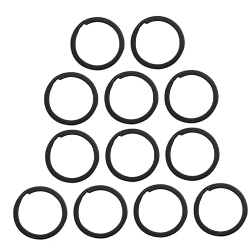 EPIGEIST 100 Stück Schlüsselringe Schwarze Split Ringe für Schlüsselanhänger und DIY Glatte Kanten für Schlüsselorganisation und Bastelarbeiten EPIGEIST 100 Stück Schlüsselringe Schwarze Split Ringe für Schlüsselanhänger und DIY Glatte Kanten für Schlüsselorganisation und Bastelarbeiten von EPIGEIST