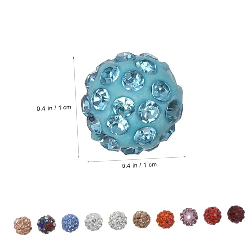 EPIGEIST 100 Stück Schmuckperlen mit Strass Bastelperlen mit Funkelnde Schmucksteine für Halsketten Armbänder Ohrringe und DIY Dekorationen EPIGEIST 100 Stück Schmuckperlen mit Strass Bastelperlen mit Funkelnde Schmucksteine für Halsketten Armbänder Ohrringe und DIY Dekorationen von EPIGEIST