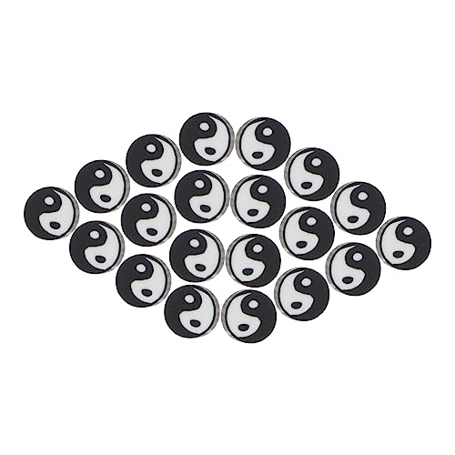 EPIGEIST 100 Stück Tai Chi Spacer Perlen Runde DIY Schmuckperlen für Armbänder und Kreative Bastelprojekte mit Einzigartigem Tai Chi Design EPIGEIST 100 Stück Tai Chi Spacer Perlen Runde DIY Schmuckperlen für Armbänder und Kreative Bastelprojekte mit Einzigartigem Tai Chi Design von EPIGEIST