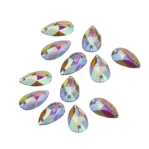EPIGEIST 100 Stück Teardrop Form Flachrücken Harz Strasssteine Diy für Scrapbooking für Dekoration und Basteln EPIGEIST 100 Stück Teardrop Form Flachrücken Harz Strasssteine Diy für Scrapbooking für Dekoration und Basteln von EPIGEIST