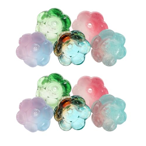EPIGEIST 100 Stück Teiliges Bunte Glasperlen mit Farbverlauf Handgefertigte Blumenlampwork-perlen für DIY Schmuck Langlebige Polierte Glockenblumen-perlen für Armbänder Selber Machen EPIGEIST 100 Stück Teiliges Bunte Glasperlen mit Farbverlauf Handgefertigte Blumenlampwork-perlen für DIY Schmuck Langlebige Polierte Glockenblumen-perlen für Armbänder Selber Machen von EPIGEIST