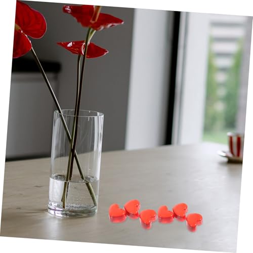 EPIGEIST 100 Stück Teiliges Herz Vase Füller Rot und Rosa Herzförmige Deko steine für Tischdekoration Vielseitige Vase Füller Perlen für Valentinstag und Indoor Deko EPIGEIST 100 Stück Teiliges Herz Vase Füller Rot und Rosa Herzförmige Deko steine für Tischdekoration Vielseitige Vase Füller Perlen für Valentinstag und Indoor Deko von EPIGEIST