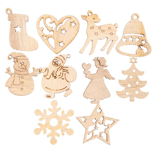 EPIGEIST 100 Stück Teiliges Holzscheiben Weihnachtsdeko zum Bemalen Unvollendete Holzanhänger für DIY Christbaumschmuck Basteln Natürliche Holzscheiben Weihnachtsornamente EPIGEIST 100 Stück Teiliges Holzscheiben Weihnachtsdeko zum Bemalen Unvollendete Holzanhänger für DIY Christbaumschmuck Basteln Natürliche Holzscheiben Weihnachtsornamente von EPIGEIST