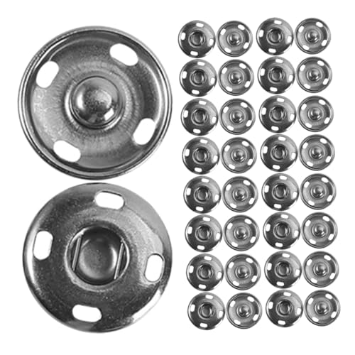 EPIGEIST 100 Stück Teiliges Metall Druckknöpfe zum Annähen Rostbeständig und Langlebig Einfache Montage Vielseitig für Jacken Hosen Mäntel und DIY Nähprojekte Geeignet von EPIGEIST