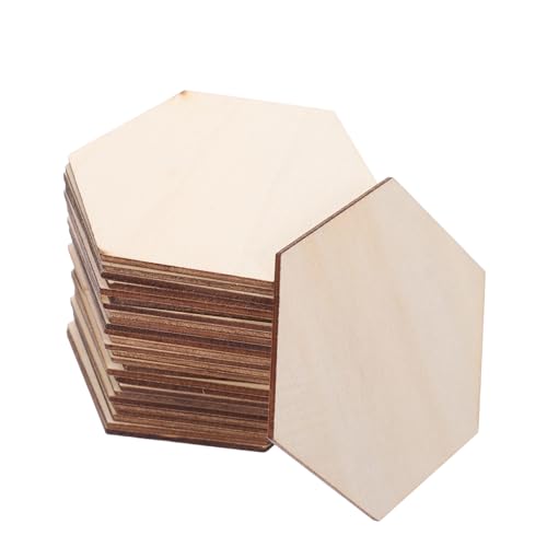 EPIGEIST 100 Stück Teiliges Unvollendete Sechseckige Holzscheiben aus Natürlichem Holz Vielseitige DIY holzhandwerk chips für Malerei Dekoration Hochzeiten und Partyprojekte EPIGEIST 100 Stück Teiliges Unvollendete Sechseckige Holzscheiben aus Natürlichem Holz Vielseitige DIY holzhandwerk chips für Malerei Dekoration Hochzeiten und Partyprojekte von EPIGEIST