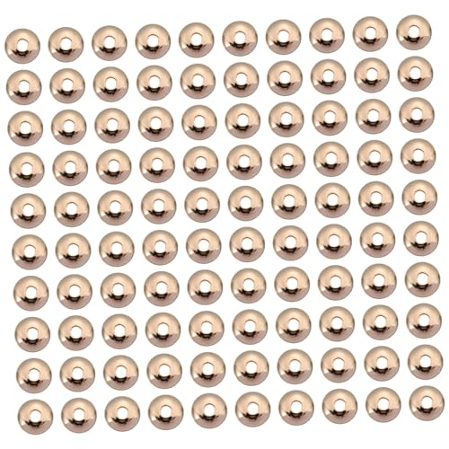 EPIGEIST 1000 Stück Diy Schmuck Zubehör Spacer Perlen für Armbänder und Bastelperlen mit Löchern Langlebig und Leicht für Diy Projekte von EPIGEIST