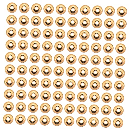 EPIGEIST 1000 Stück Diy Spacer Perlen Runde Perlen für Schmuckherstellung Hochwertige Bastelperlen für Armbänder und Leicht und Langlebig für Projekte von EPIGEIST
