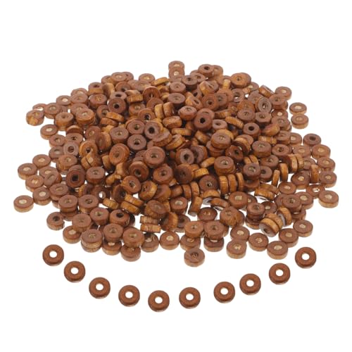 EPIGEIST 1000 Stück Mini Holzperlen für Schmuckherstellung Flache Ovale Kaffeebraune DIY Bastelperlen Glatte Oberfläche Robustes Holzmaterial für Armbänder Halsketten Ohrringe und Anhänger EPIGEIST 1000 Stück Mini Holzperlen für Schmuckherstellung Flache Ovale Kaffeebraune DIY Bastelperlen Glatte Oberfläche Robustes Holzmaterial für Armbänder Halsketten Ohrringe und Anhänger von EPIGEIST